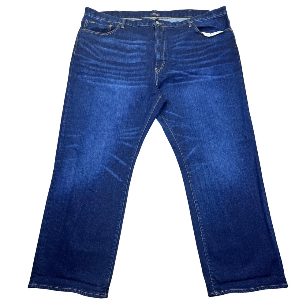 Polo Ralph Lauren Hampton‎ Relaxed Straight Leg Jeans Mens Sz 48x30 Blue Grunge